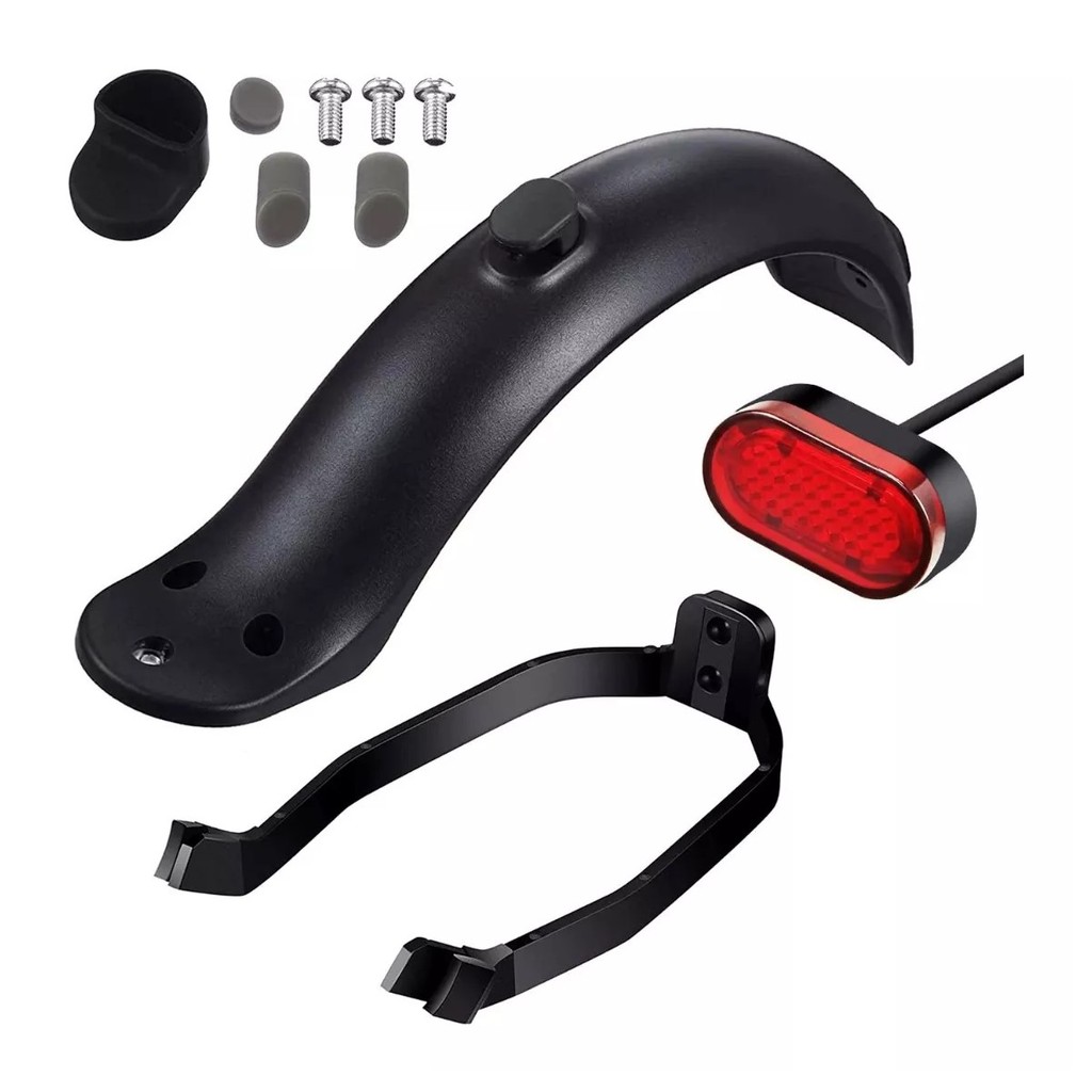 Kit Para-lama+suporte-peças Patinete Elétrico Foston, Xiaomi com LUZ de Freio