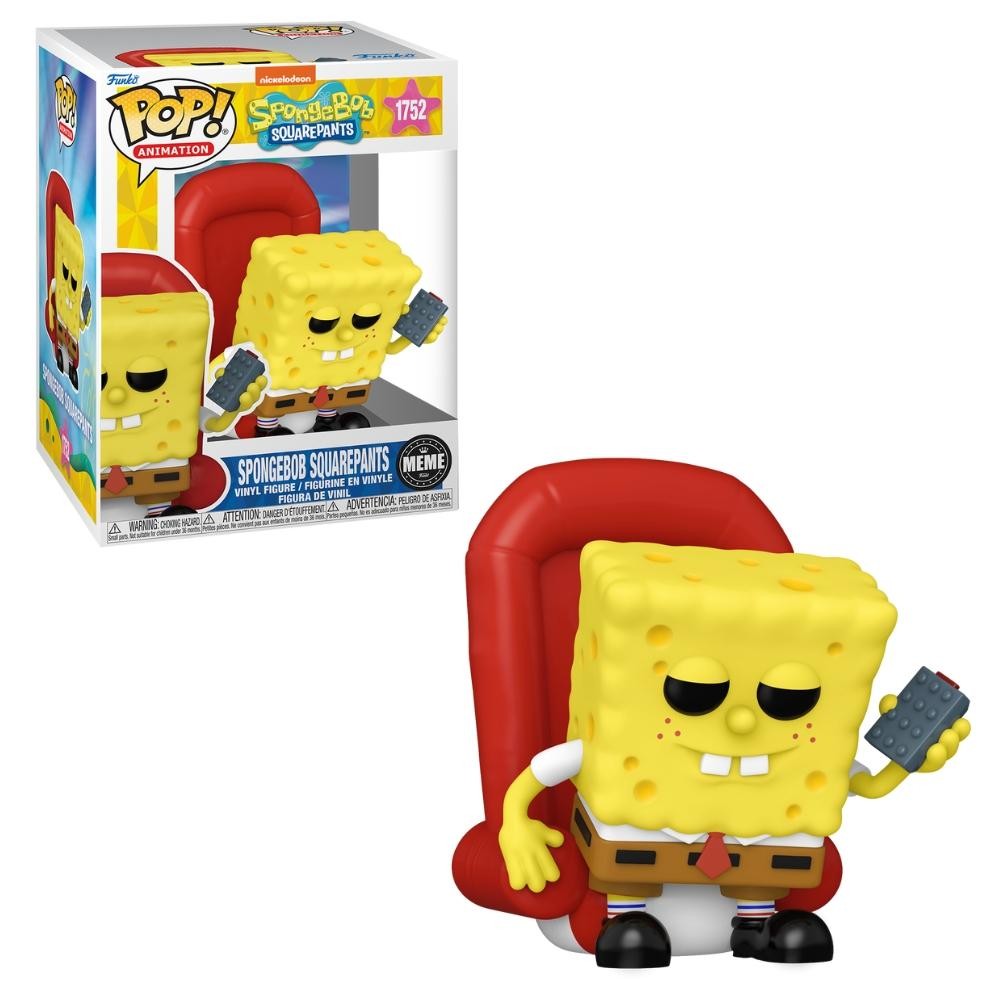 Boneco Funko Pop! Premium Meme - Bob Esponja em Oferta na Shopee