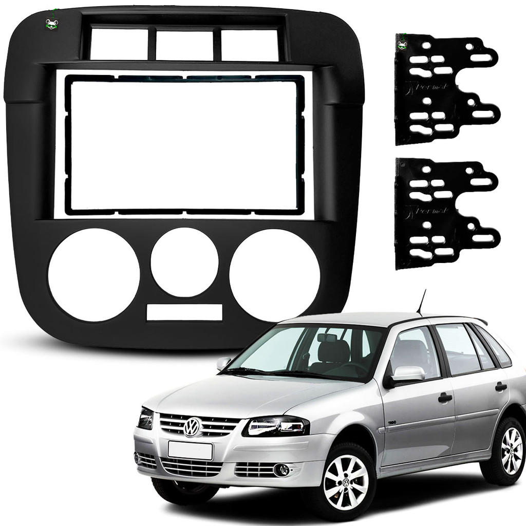 Moldura 7 Polegadas 2 Din Gol G4 2005 2006 2007 2008 2009 2010 2011 2012 2013 2014 Padrão Chinês/Japonês em Oferta na Shopee