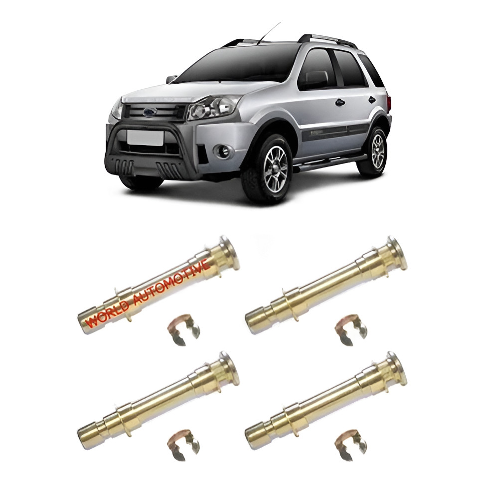 4 Pinos E Bucha De Latão Dobradiça Da Porta  Ecosport-tds