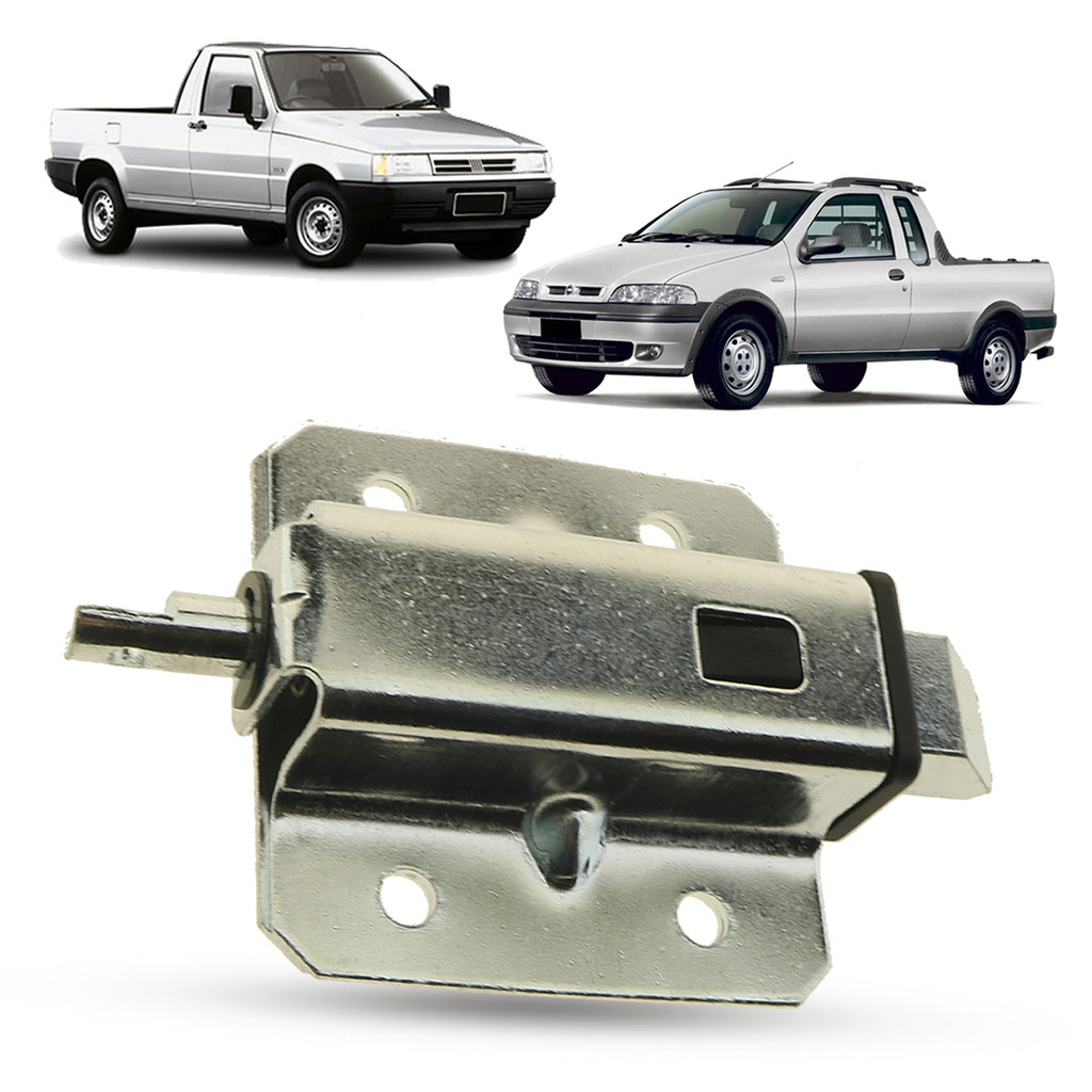 Fechadura da Tampa Traseira da Caçamba Fiat Strada 1999 2000 2001 2002 2003 2004 2005 2006 2007 Fiorino 1991 a 2004