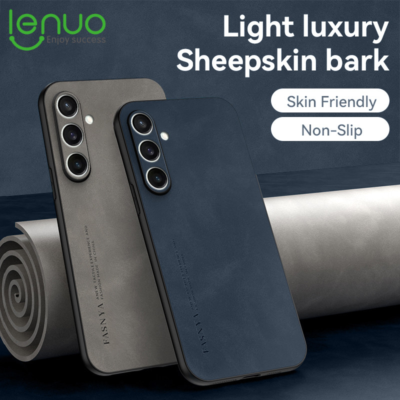 Lenuo Capa De Telefone De Couro De Luxo Para Samsung Galaxy A56 A36 A26 A16 A06 A55 A15 A35 A25 A05S A05 4G 5G Capinha