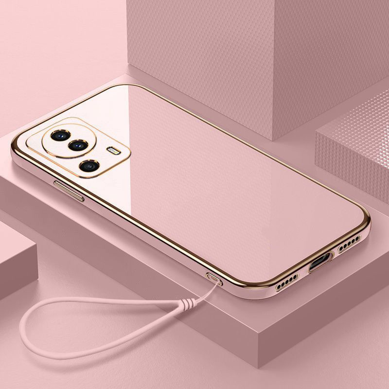 Para Xiaomi 13 Lite Caso De Luxo Quadrado Chapeamento Civi 2 Telefone À Prova De Choque Silicone Capa Traseira Fundas — imagem 2 de 2