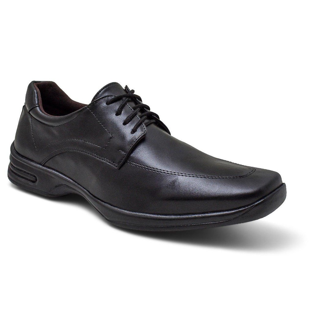 Sapato Social Confortável Modelo Mark Preto