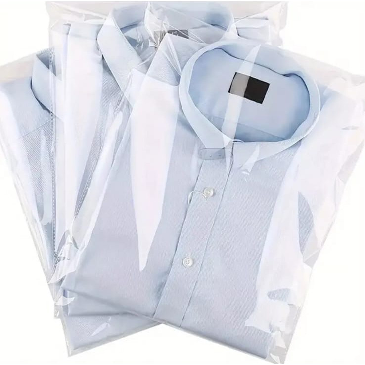 Saco plástico Para Roupas 30x40 Jeans Blusas Vestidos Camisas Bermudas Saco Plástico Transparente
