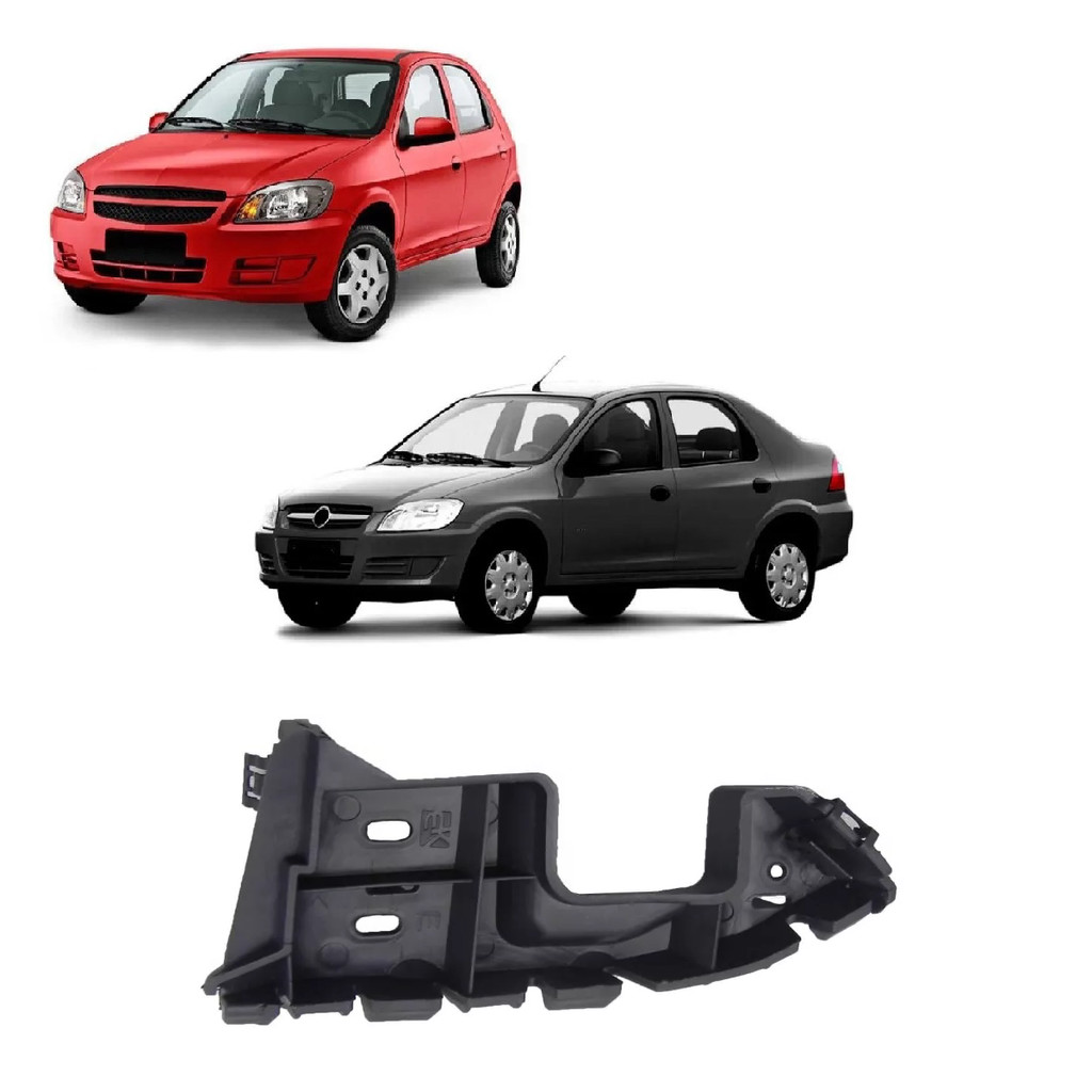 Suporte Guia Parachoque Dianteiro Celta 2007/2016 Prisma 2007/2012 Lado Esquerdo em Oferta na Shopee