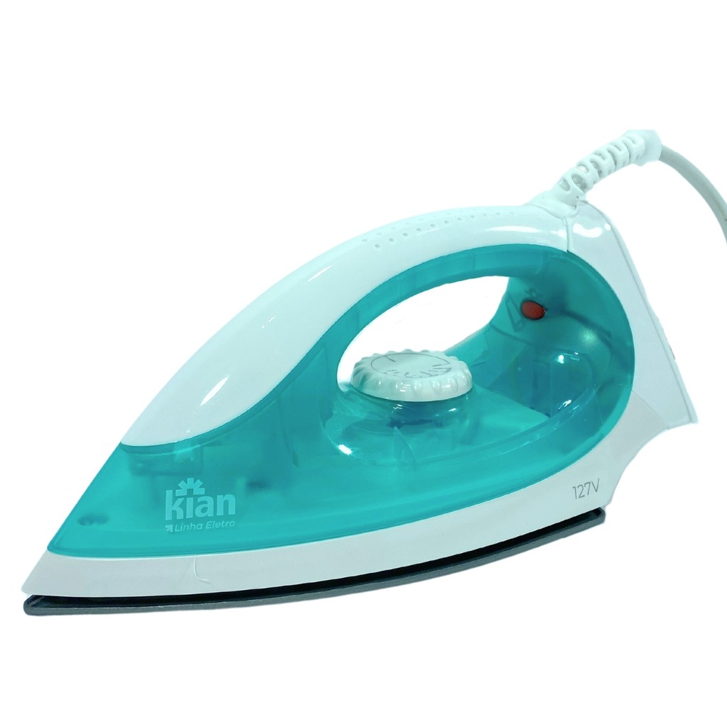 Ferro De Passar Roupa Antiaderente 127V A Seco Kian 1300W