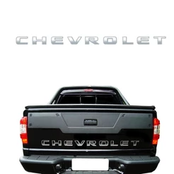 Faixa Tampa Traseira Chevrolet S10 2009/2011 Adesivo Prata