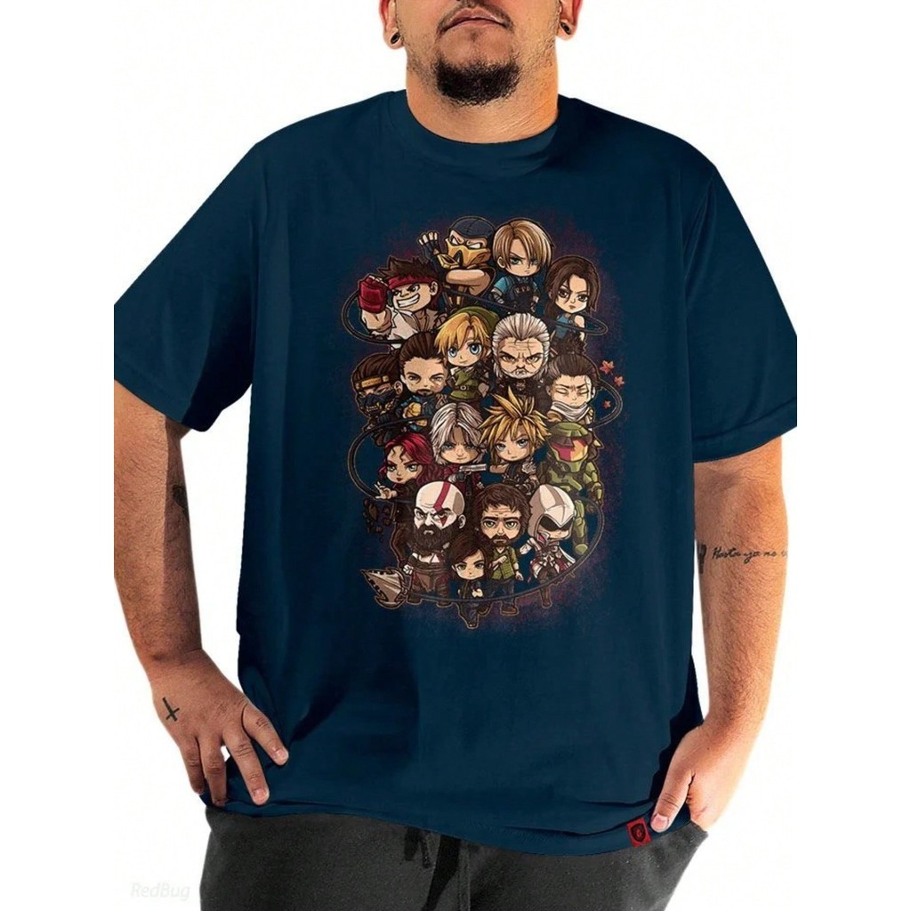 Camiseta Warrior Party High Quality - Alta Qualidade Série Games Jogos Blusa Camisa Unissex 100% Algodão Lançamento