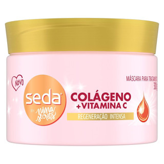 Máscara de Tratamento Seda By Niina Secrets Colágeno + Vitamina C 300g em Oferta na Shopee