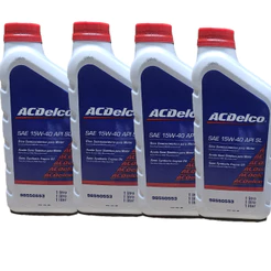 Kit 4L de Óleo 15w40 Semissintético ACDelco 98550553