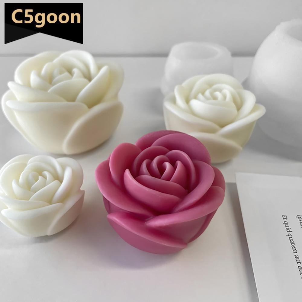 C5GOON Flor Molde De Vela De Silicone 3D Peônia Sabão Gesso Resina Fundição DIY Bolo De Chocolate Ferramenta De Coziment em Oferta na Shopee