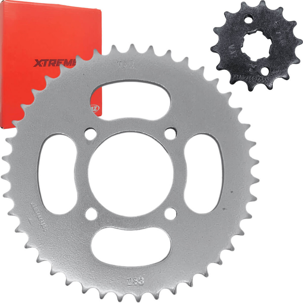 Kit Coroa Pinhão Dafra Riva 150 2011 a 2017 Reforçado Vaz