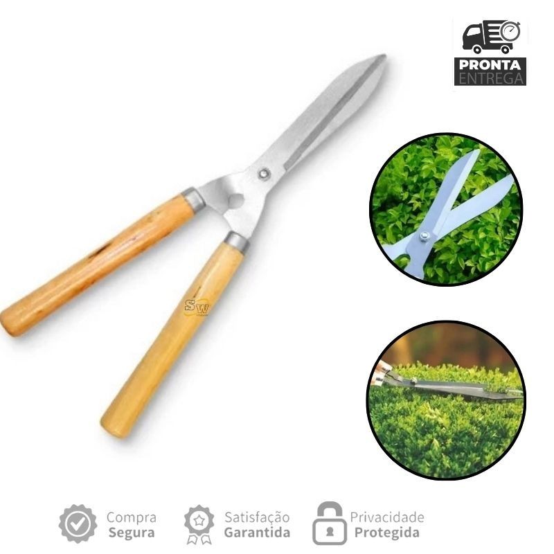 Tesoura de Poda Grama Jardim  Cerca Viva Tesourão Jardinagem