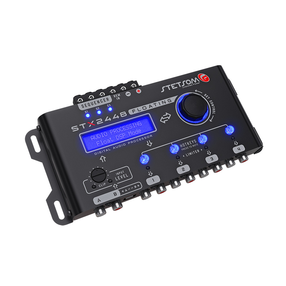 Processador Stetsom Stx 2448 Floating Crossover Rca + Fio em Oferta na Shopee