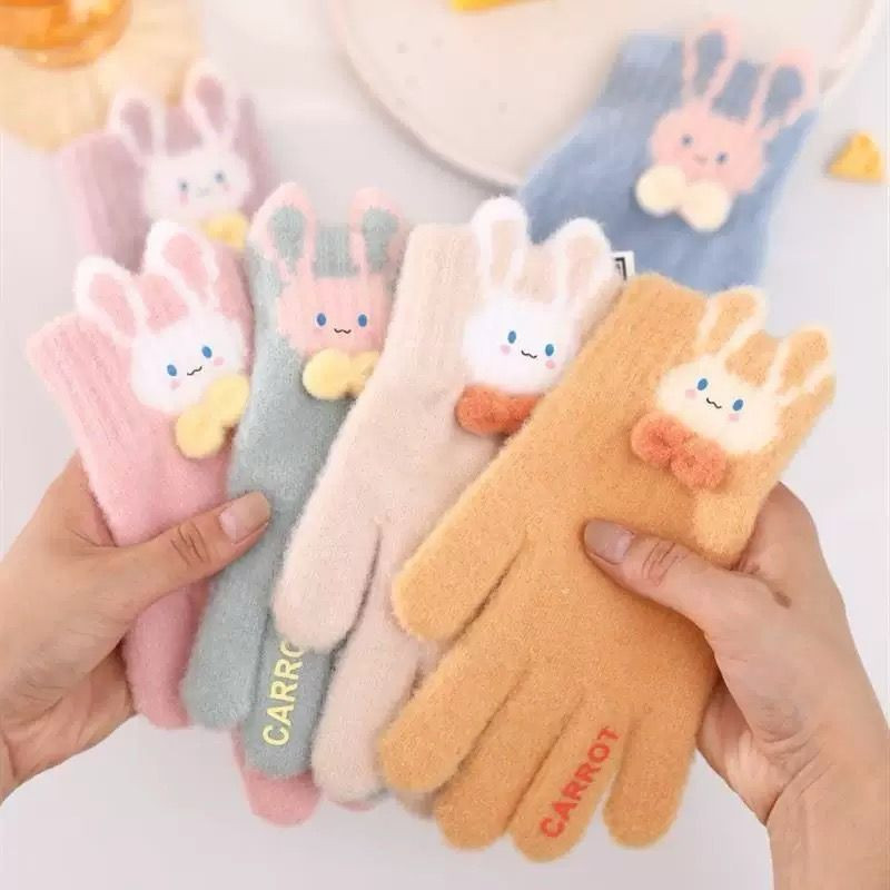 Luvas Quentes De Inverno infantil  De 4 -12 Anos Macias Pelinho em Oferta na Shopee