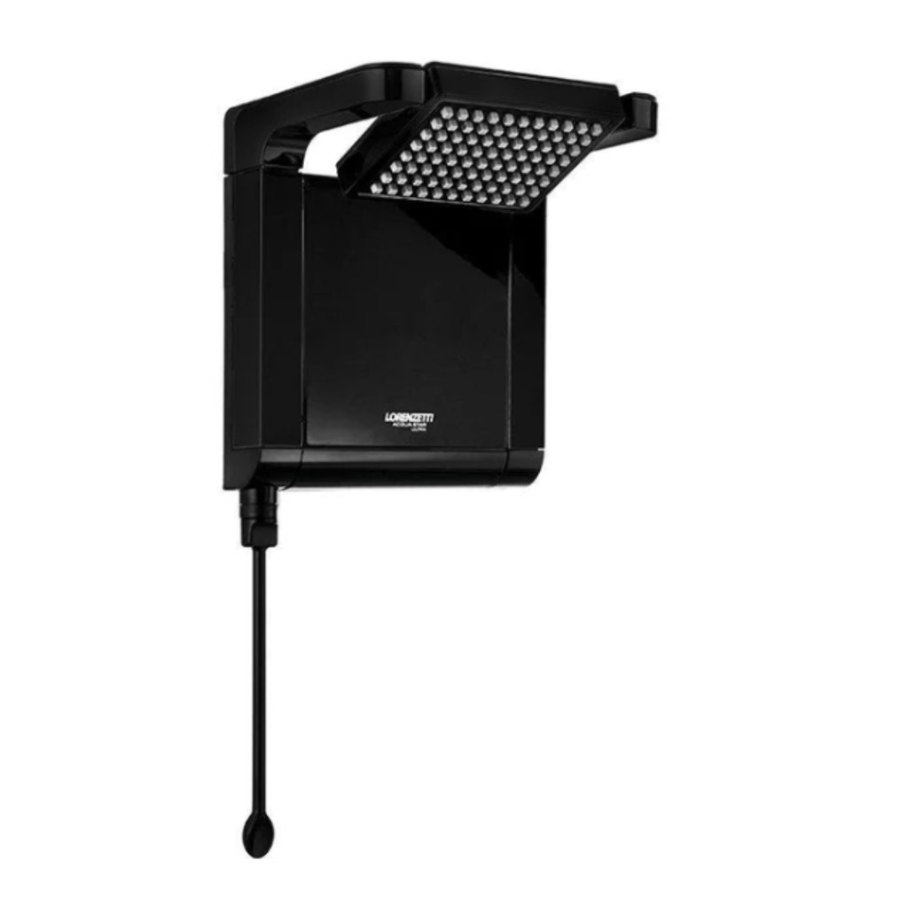 Chuveiro Ducha Acqua Star Ultra Preto 220v 7800w Lorenzetti