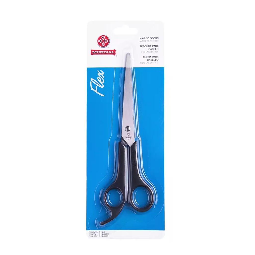 Tesoura Para Corte De Cabelo Fio Laser Flex 163-7 Mundial em Oferta na Shopee