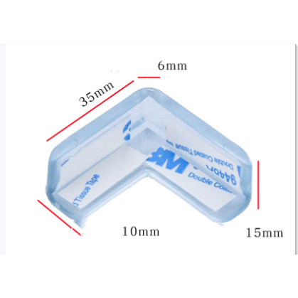 4 Protetores De Quina Silicone Mesa Segurança Para Crianças E Bebes Proteção