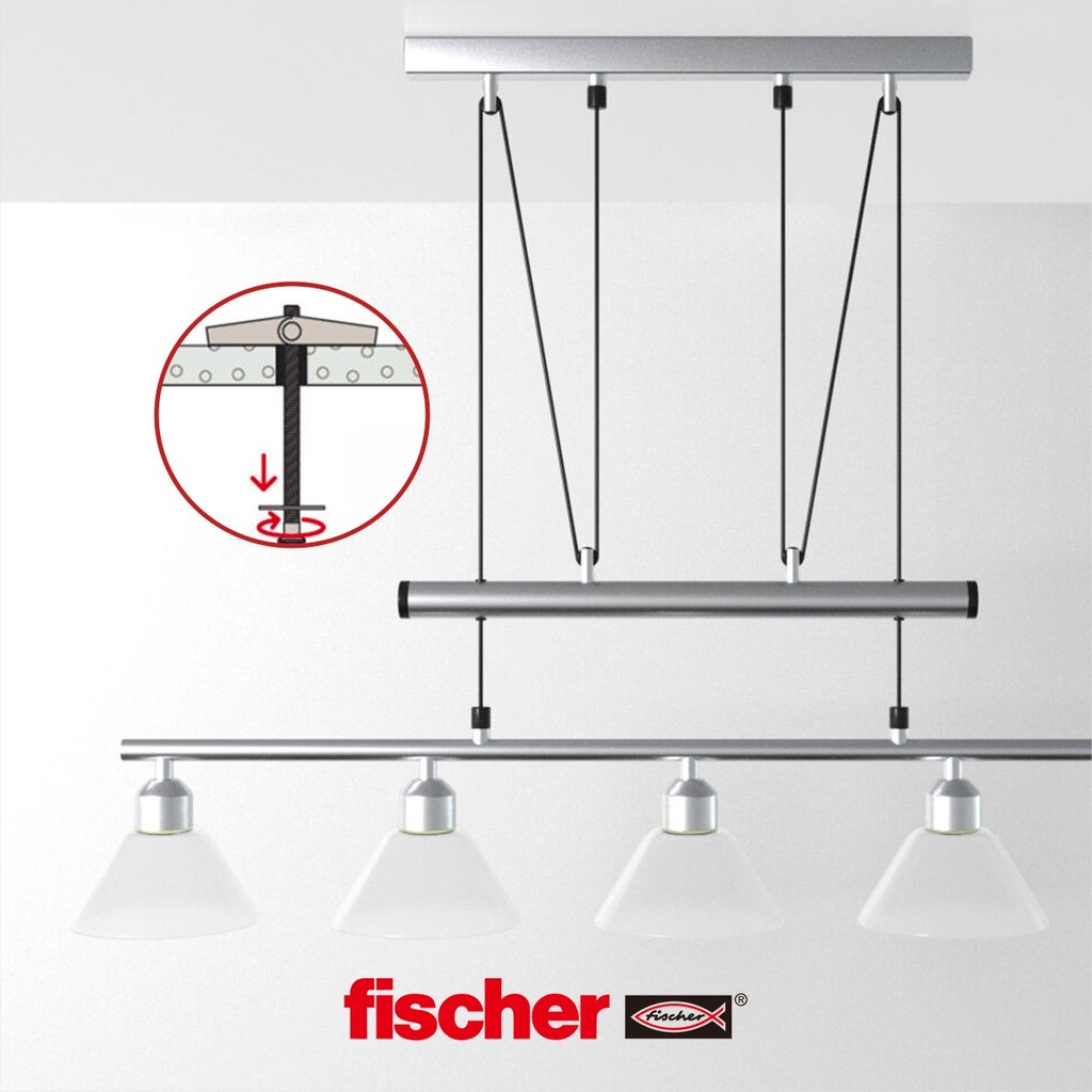 Bucha Metal Kd3 X 95mm Gesso Drywall - Fischer