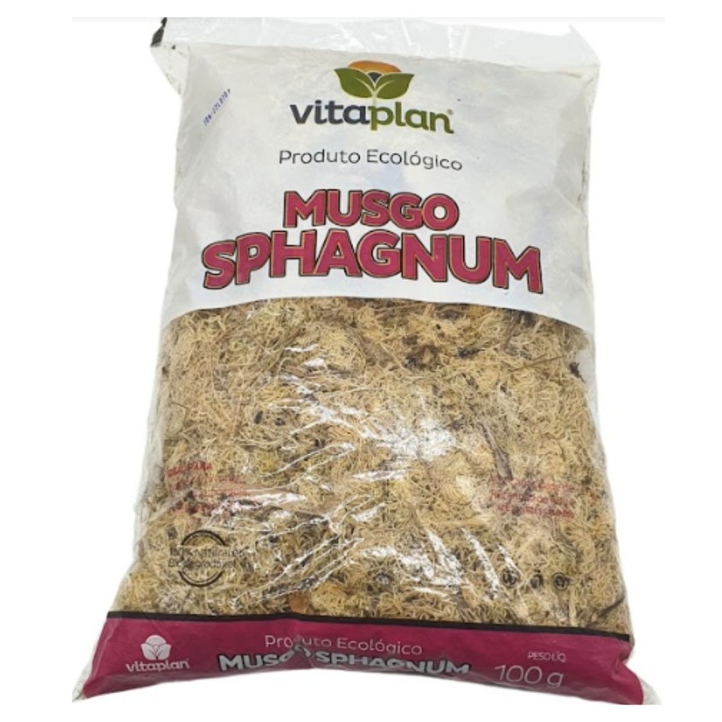 Substrato Musgo Sphagnum Única (100g) NUTRIPLAN
