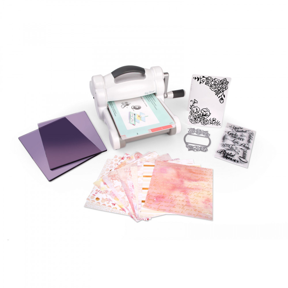 Kit Completo Big Shot Sizzix - Máquina de Corte e Vinco Manual