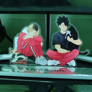2 Pçs/Lote Anime Haikyuu Kuroo Tetsurou Kozume Kenma Acrílico Suporte Boneca Figura Modelo Placa Cosplay Brinquedo Para em Oferta na Shopee