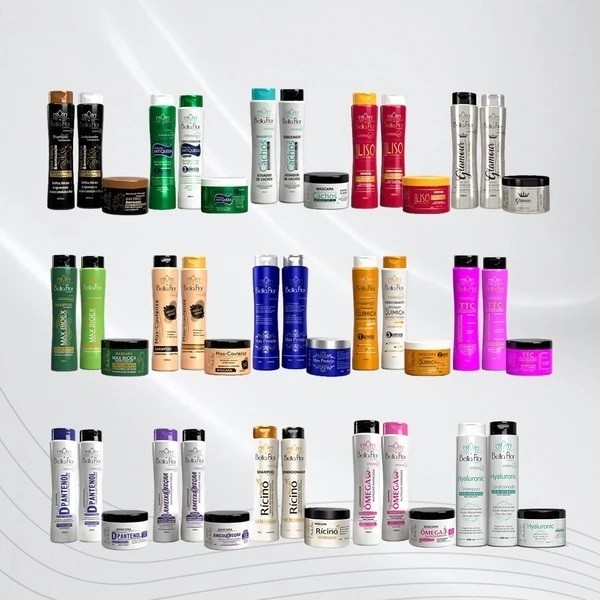 Kits para Revenda Profissional Cabeleiro Shampoo + Condicionador + Máscara Alta Qualidade e Barato