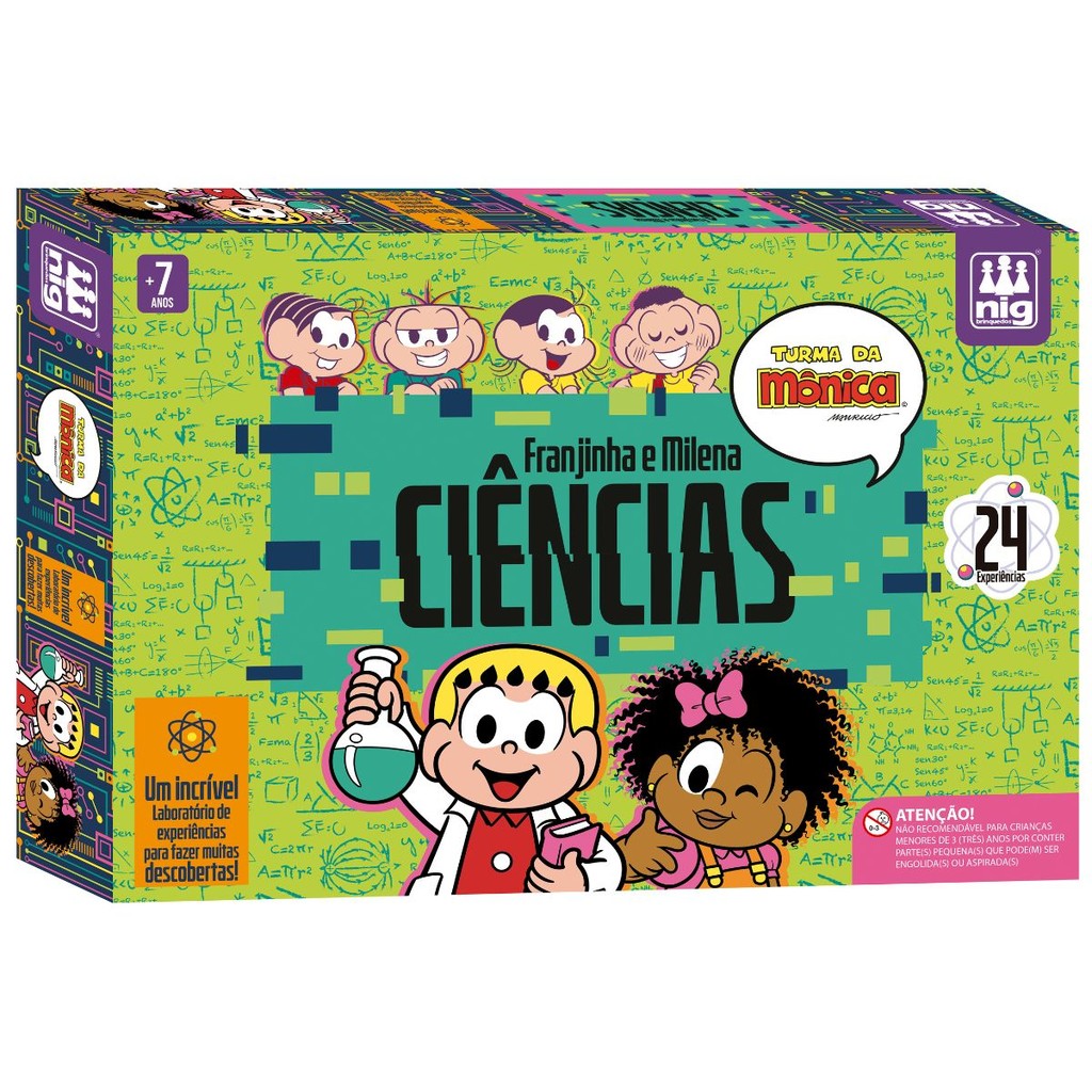 Laboratório Infantil Ciências Turma Da Mônica 0744 - Nig Brinquedos em Oferta na Shopee