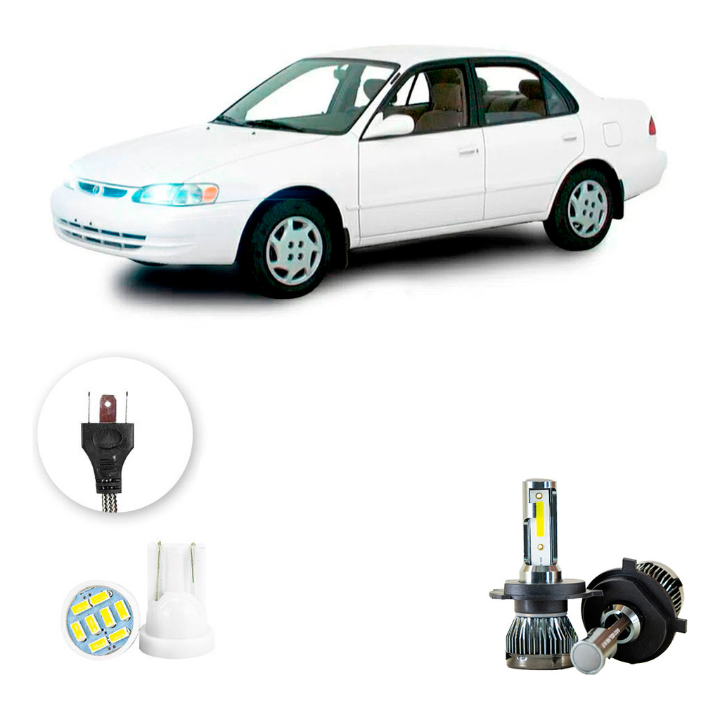 Ultra Led Nano Toyota Corolla 1998-2002 22000lm Alto+baixo