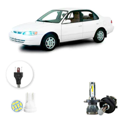 Ultra Led Nano Toyota Corolla 1998-2002 22000lm Alto+baixo
