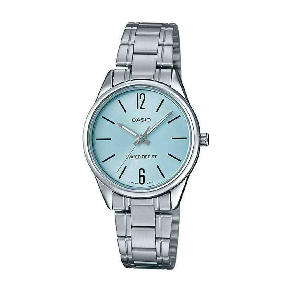 Relógio Casio Prata Feminino LTP-V005D-2BUDF