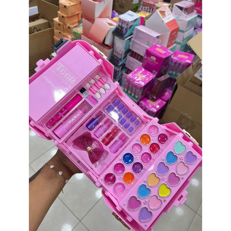Maleta de maquiagem Infantil Fenzza Teen em Oferta na Shopee
