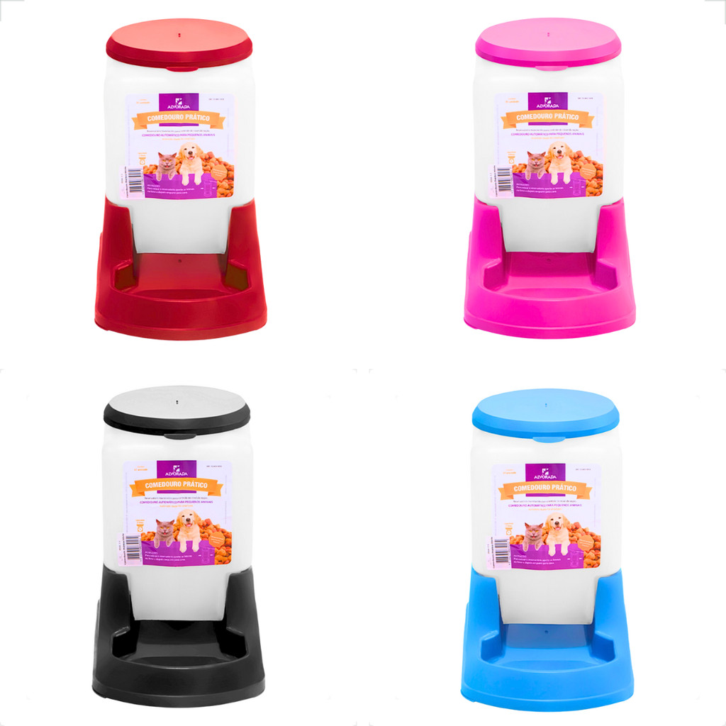 Comedouro 3 Litros Automatico Cachorro e Gato Prático - Alvorada em Oferta na Shopee