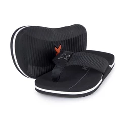 Chinelo Infantil Kenner NK6 Pro - Preto e Branco