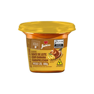 Doce de Leite com Banana Junco 400g | Cremoso e Irresistível em Oferta na Shopee