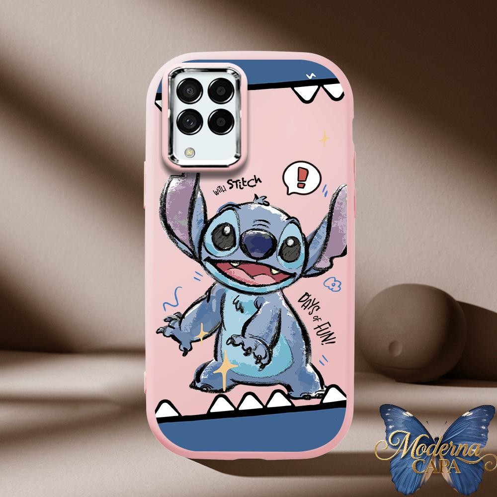 Capa Para Samsung Galaxy M53 5G Capinha Silicone Protetora Telefone Móvel Caso De Celular Macia Case Stitch 0627 PD em Oferta na Shopee