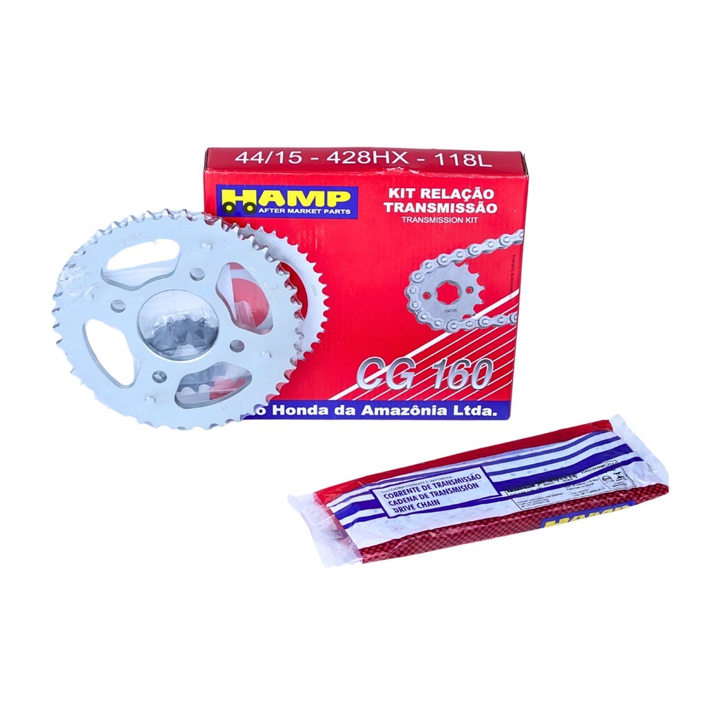 Kit Relacão Transmissão Cg Titan 160 Cg fan 160 Cg Start 160 Cg Cargo 160 2016 A 2026 Hamp Original em Oferta na Shopee