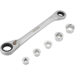 Jogo De Chaves Estrela Com Catraca 8 A 19mm Vonder