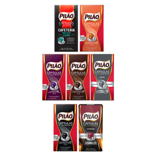 Cápsula de Café Pilão compatível com máquina Nespresso - 10 und em Oferta na Shopee