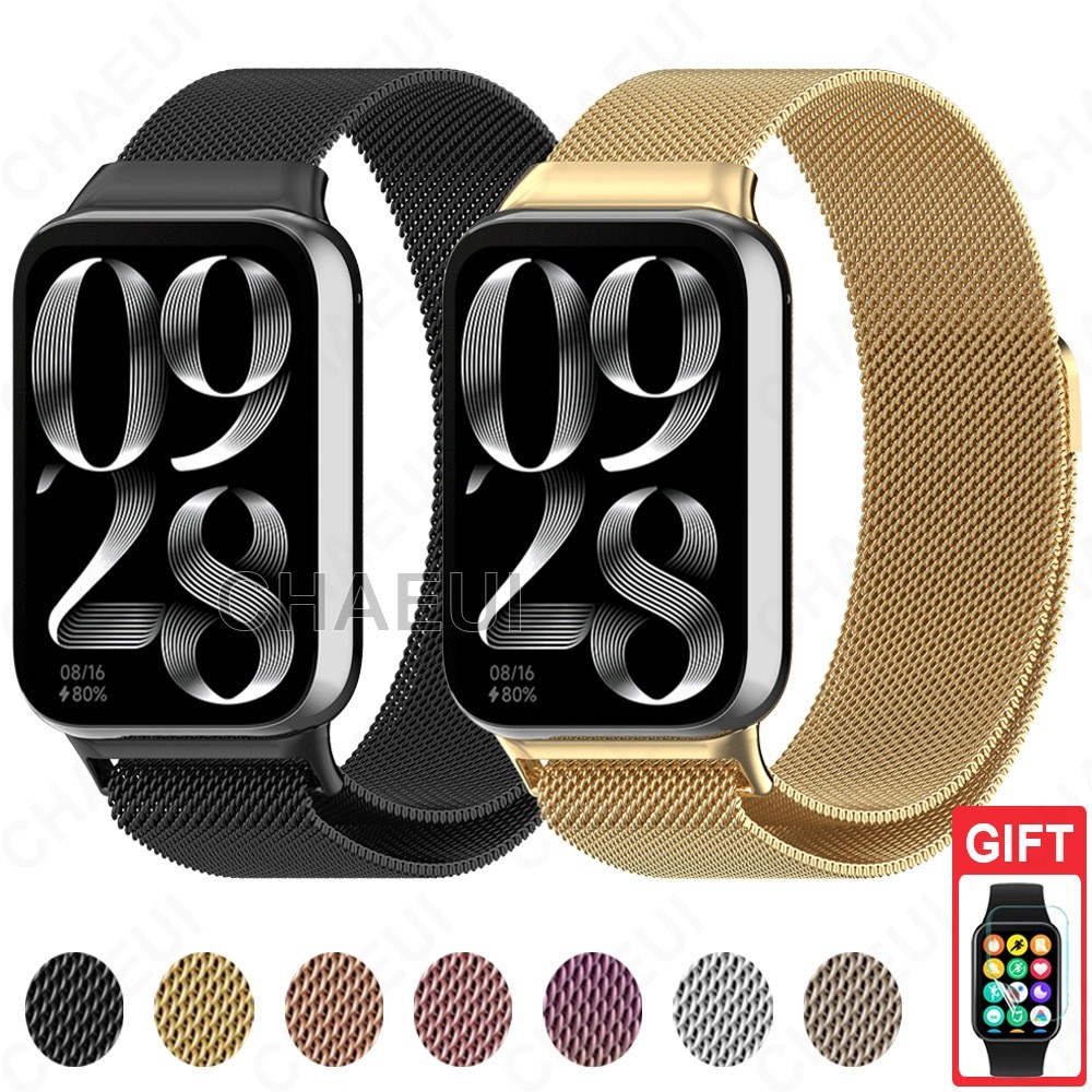 Bracelete Metálica De Aço Inoxidável Para Xiaomi Mi Band 8 Pro / Mi Band 7 Pro /