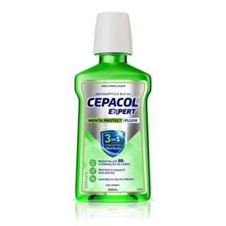 Enxaguante Bucal Cepacol Expert Menta Proctect 250Ml em Oferta na Shopee