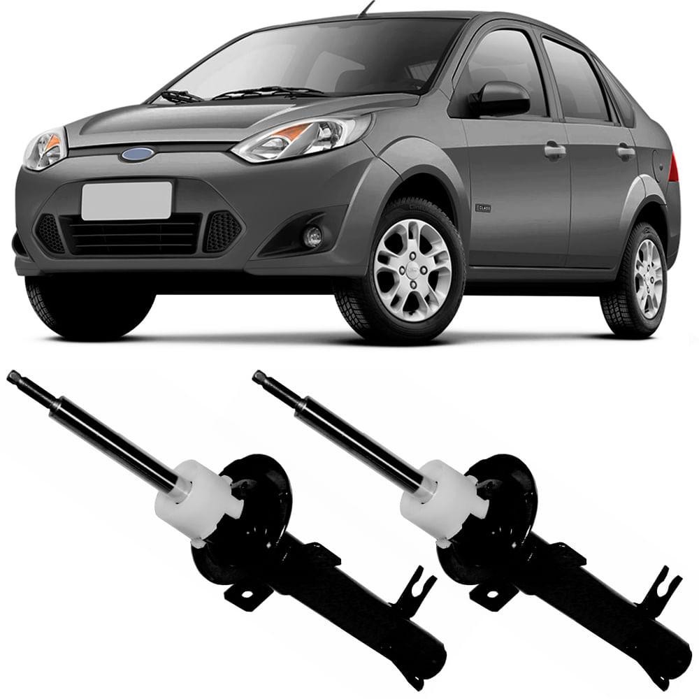 2 Amortecedor Ford Fiesta 2003 A 2014 Dianteiro Nakata em Oferta na Shopee
