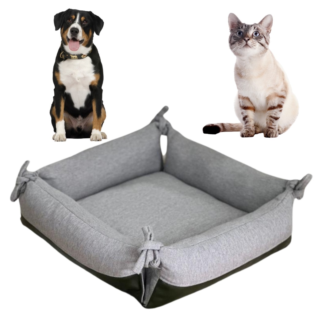 Cama Caminha Pet Cachorro Cão Cães Gato Animais Sustentável Tamanho M 50x50x17cmm