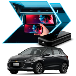 PlaytoAir Módulo Carplay Android Espelhamento s/ Fio Wi-fi Bluetooth Multimídia Carros Chevrolet