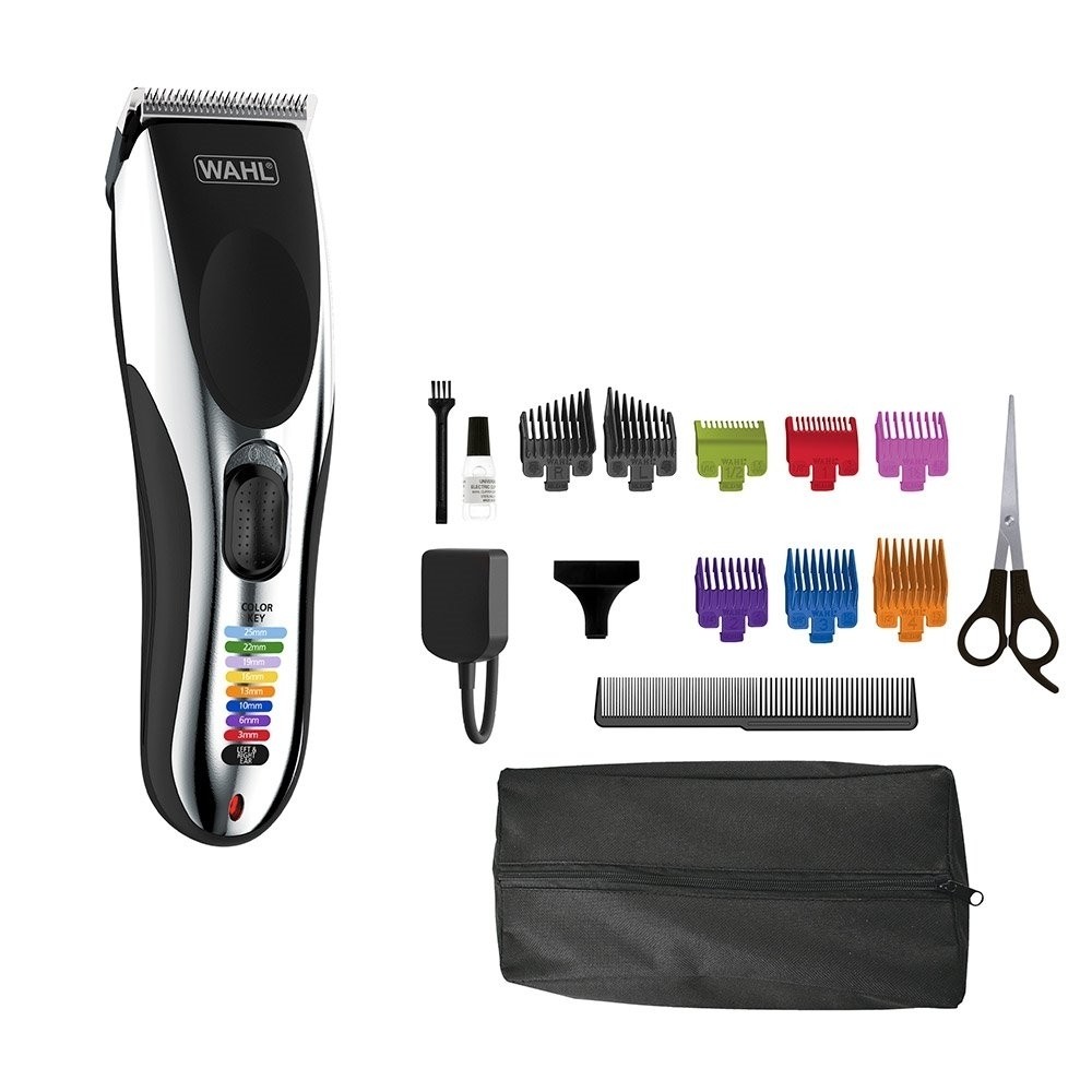 Máquina de Cortar Cabelo Wahl Family Pro Cut | Com 8 Pentes, Bivolt