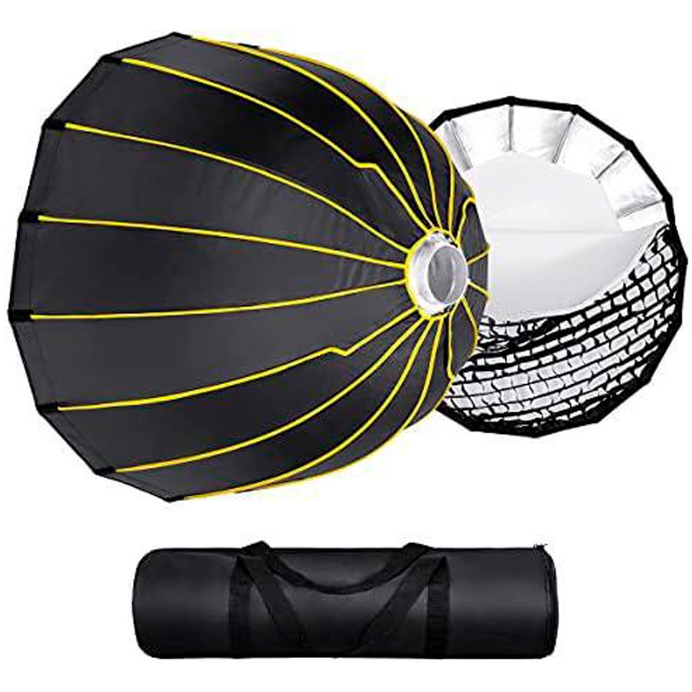 Softbox Parabolica Beauty Dish Greika 85CMS - Com Grid + Bag