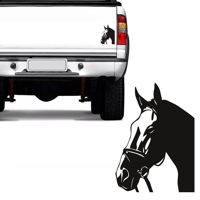 Adesivo Cavalo Hipismo Cowboy Carro Caminhonete Decorativo em Oferta na Shopee