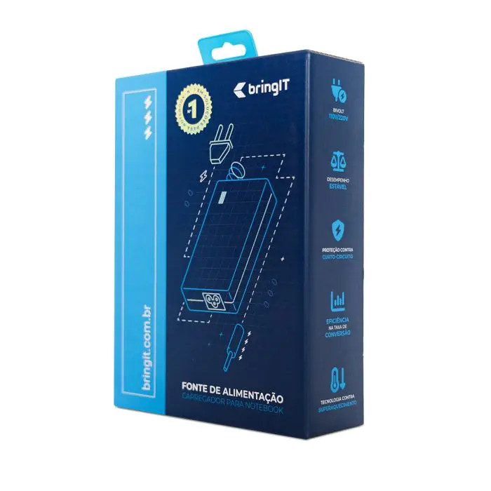 Fonte Carregador para Notebook Samsung 900X3A | 19V 3.42A 65W Pino 3.0 X 1.1 mm - Computers & Accessories