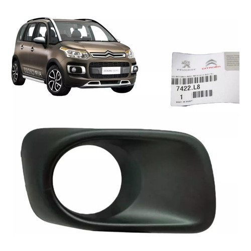 Moldura Grade Farol Milha Citroen Aircross Original em Oferta na Shopee